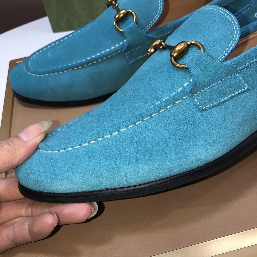 Men's shoes 💰580💰[GUCCI—Gucci] The latest high-end version of Gucci. Official website new model. Available at the same time at counters, the uppers are made of original cowhide imported from Italy/matched with the original special material splicing design concept; "highlight, high-end, grade, extravagance" and exquisite workmanship (original mesh fabric) sole: original factory special outsole size (38-45) (custom-made 45 non-returnable)